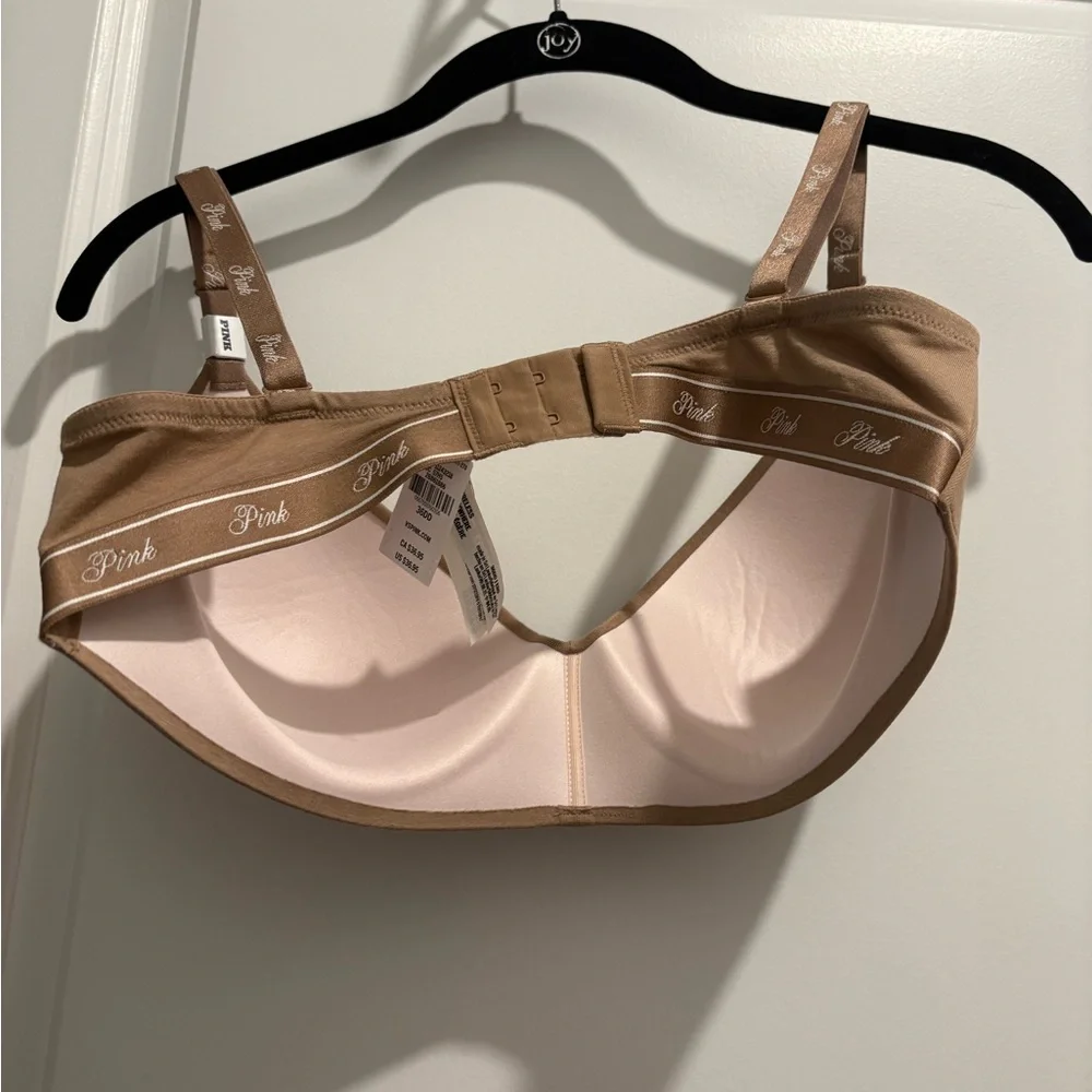 PINK Victoria's Secret Tan Bra WIRELESS - Picture 3 of 6